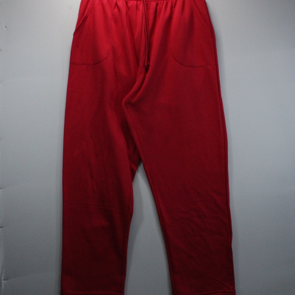 Jennifer Lauren Plus Red Fleece Sweatpants High Rise Joggers 2XL Active Comfort